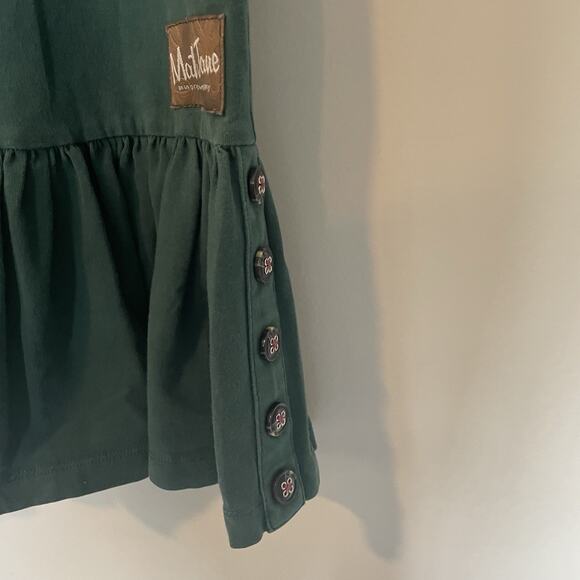 Matilda Jane Women’s Once Upon A Time Green Mossy Vale Big Ruffles Size M Medium - Picture 4 of 9